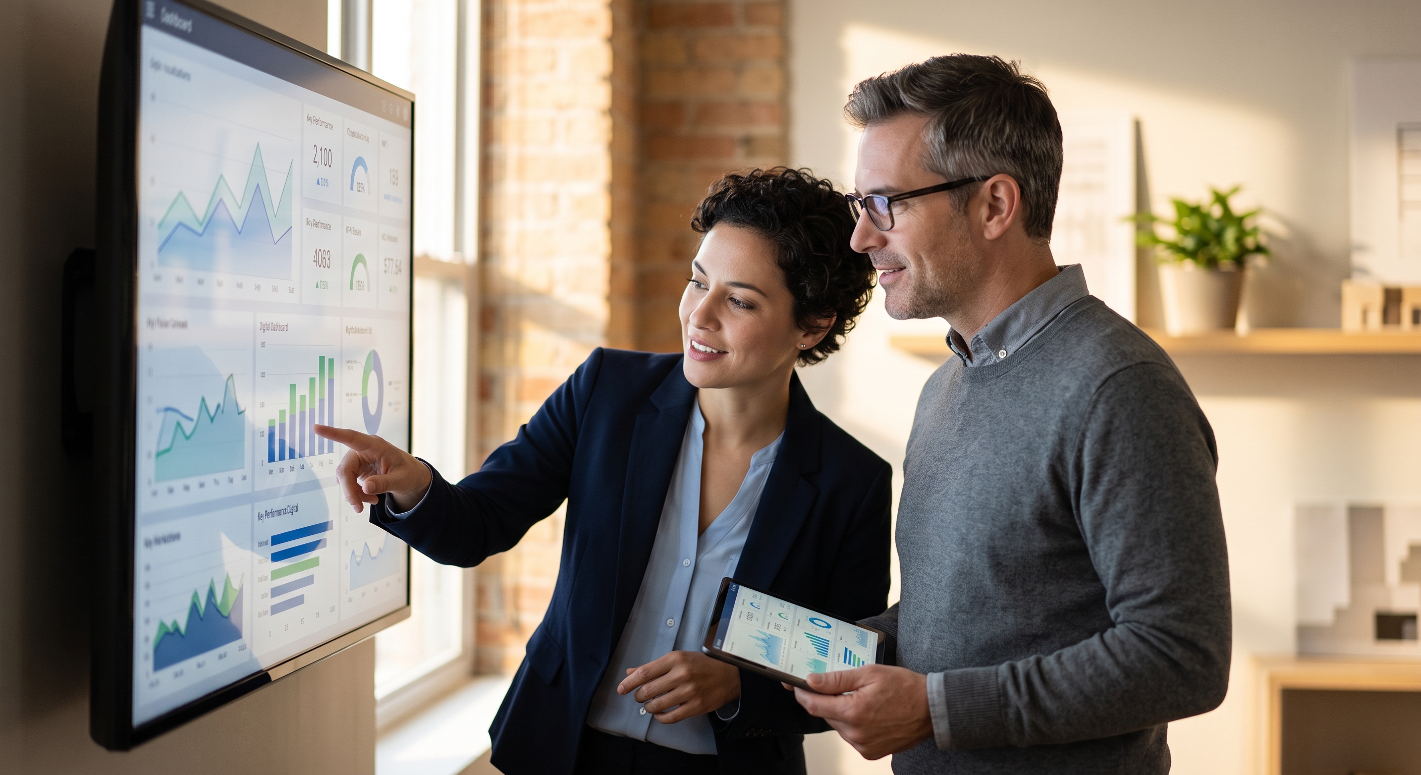 A fragmented marketing strategy workspace with disconnected vendor charts and notes.